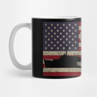 Frank Cable AS-40 Submarine Tender Vintage USA  American Flag Gift Mug